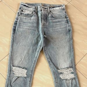 #2037 For all 7 mankind light blue jeans SIZE 25